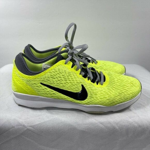 Nike Womens Zoom Fit Training Running Volt Green/Black Athletic Shoe Size 5.5 - Picture 4 of 9
